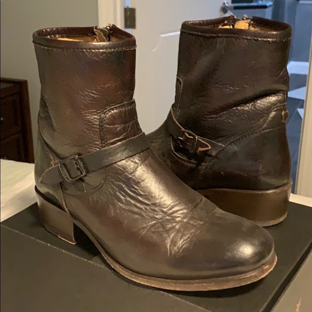 Brown Frye boots